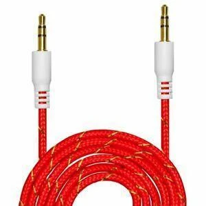 SYGTECH BRAIDED AUX CABLE RED
